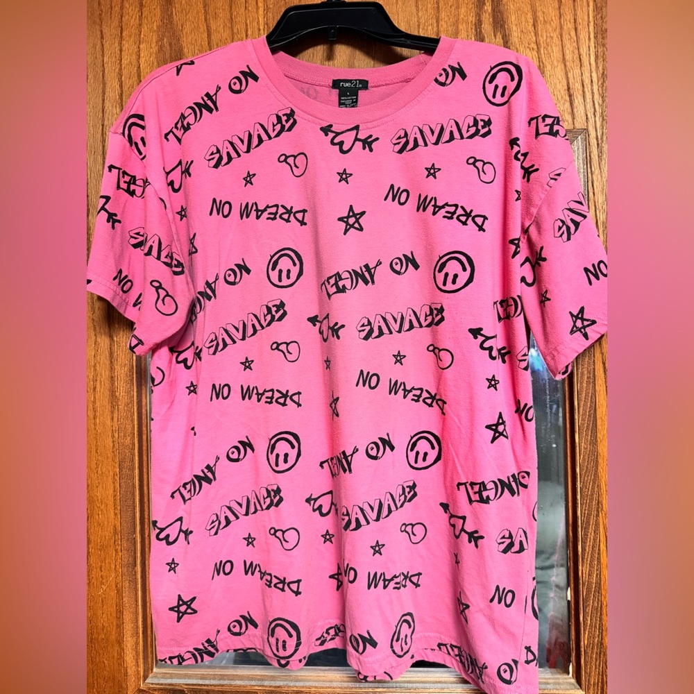 Rue21 Pink Graphic Tee